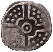 Dirham "Ornamental type" - anepigraphic Bulghar mint, Mongol States, 1280-1310 reverse image