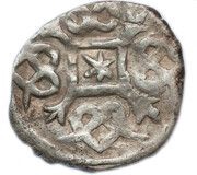 Dirham "Ornamental type" - anepigraphic Bulghar mint, Mongol States, 1280-1310 reverse image