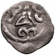 Dirham "Ornamental type" - anepigraphic Bulghar mint, Mongol States, 1280-1310 reverse image