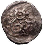 Dirham "Ornamental type" - anepigraphic Bulghar mint, Mongol States, 1280-1310 reverse image