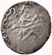 Dirham "Lion and Sun" - anepigraphic Bulghar mint, Mongol States, 1280-1310 reverse image