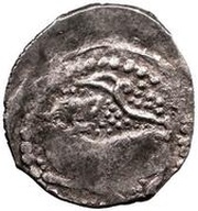Dirham "Lion" - anepigraphic Bulghar mint, Mongol States, 1280-1310 reverse image
