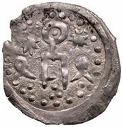 Dirham "Ornamental type" - anepigraphic Bulghar mint obverse image