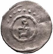 Dirham "Ornamental type" - anepigraphic Bulghar mint obverse image