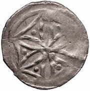 Dirham "Ornamental type" - anepigraphic Bulghar mint, Mongol States, 1280-1310 reverse image
