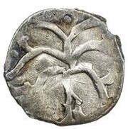Dirham "Ornamental type" - anepigraphic Bulghar mint, Mongol States, 1280-1310 reverse image