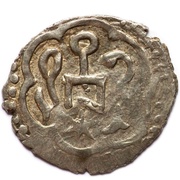 Yarmaq - Toqta Star instead of the year; Qrim mint, Mongol States, 1291-1312 reverse image
