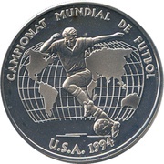 10 Diners - Joan Martí i Alanis XV FIFA World Cup, Andorra, 1993 reverse image