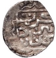 Dirham "Aqche" - Kerim Berdi no mint, assigned to Saray, Mongol States, 1412 reverse image