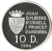 10 Diners - Joan Martí i Alanis XXVI Summer Olympic Games obverse image