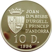 10 Diners - Joan Martí i Alanis Discovery of America obverse image