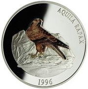 500 Tögrög Steppe Eagle, Mongolia, 1996 reverse image