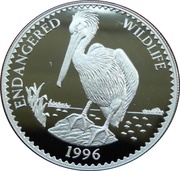 500 Tögrög Pelican, Mongolia, 1996 reverse image
