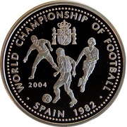 500 Tögrög World Championship of Football - Spain 1982, Mongolia, 2004 reverse image
