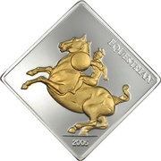 500 Tögrög Da Vinci Equestrian, Mongolia, 2005 reverse image