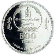 500 Tögrög Olympic Games - Vankouver 2010 obverse image