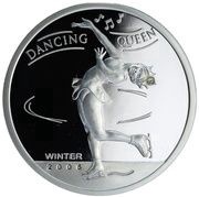 500 Tögrög Dancing Queen; with diamond, Mongolia, 2006 reverse image