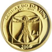 500 Tögrög Leonardo Da Vinci, Mongolia, 2006 reverse image