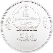 500 Tögrög John F. Kennedy obverse image