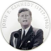 500 Tögrög John F. Kennedy, Mongolia, 2007 reverse image