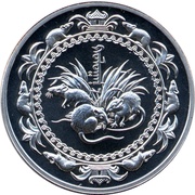 500 Tögrög Year of the Rat, Mongolia, 2008 reverse image