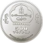 500 Tögrög Snow Leopards obverse image