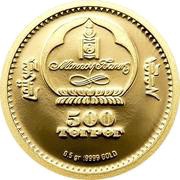 500 Tögrög Saiga Tatarica Mongolica obverse image