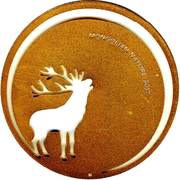 500 Tögrög Roaring deer, Mongolia, 2017 reverse image