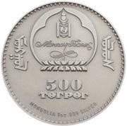 500 Tögrög Snow Leopard obverse image