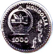 1000 Tögrög Full Solar Eclipse obverse image
