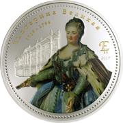 1000 Tögrög Catherine II, Mongolia, 2007 reverse image