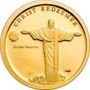 1000 Tögrög Christ Redeemer reverse image