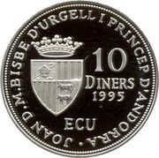 10 Diners - Joan Martí i Alanis Council of Europe obverse image