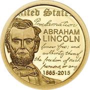 1000 Tögrög Abraham Lincoln, Mongolia, 2015 reverse image