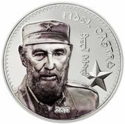 1000 Tögrög Fidel Castro, Mongolia, 2017 reverse image