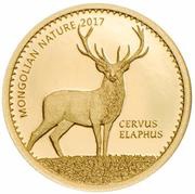 1000 Tögrög Red deer, Mongolia, 2017 reverse image