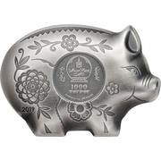 1000 Tögrög Jolly Silver Pig obverse image