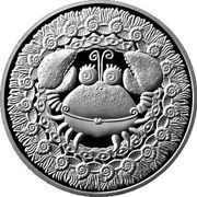 1 Rouble Cancer, Belarus, 2009 reverse image