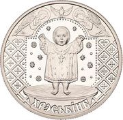 1 Rouble Christening, Belarus, 2009 reverse image