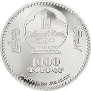 1000 Tögrög Peter Carl Fabergé – 100th Anniversary obverse image