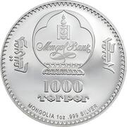 1000 Tögrög Napoleon Bonaparte obverse image