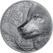 1000 Tögrög Mystic Wolf, Mongolia, 2021 reverse image