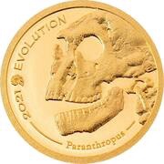 1000 Tögrög Golden Paranthropus, Mongolia, 2021 reverse image