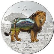 1000 Tögrög Lion, Mongolia, 2022 reverse image