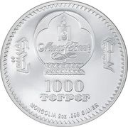 1000 Tögrög Peter Carl Faberge - Tsarevich Egg obverse image