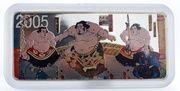5000 Tögrög Japanese Sumo Wrestling, Mongolia, 2005 reverse image