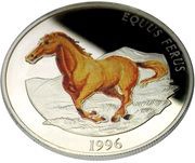 10 000 Tögrög Wild horse, Mongolia, 1996 reverse image