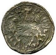 1 Follaro Autonomous coinage, Montenegro, 1300-1399 reverse image