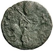 1 Follaro - Stefan Uros IV Dusan Serbian occupation obverse image