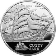 1 Rouble The Cutty Sark, Belarus, 2011 reverse image